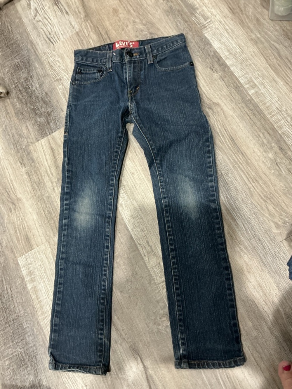 Levi's Boys Dark Indigo Straight Leg Jeans